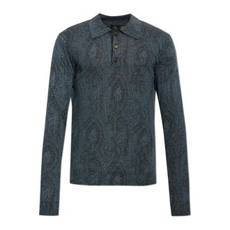 Etro Heren, Truien, Blauw, Maat: 2XL