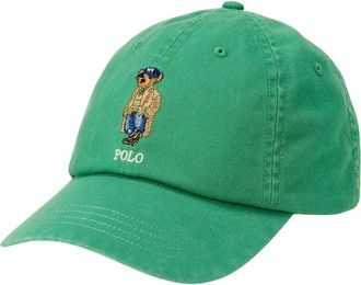 Polo Ralph Lauren Klassieke Twill Novelty Beer Sport Cap - Heren - Petten - Groen - ONE Size - Katoen - Accessoires