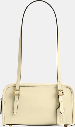 Coach Womens Swing Zip Bag 20 - Beige Leather - One Size