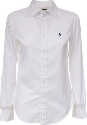 Polo Ralph Lauren Cotton Oxford Shirt - Dames - Overhemden - Wit - 4XL - Katoen - Overhemden