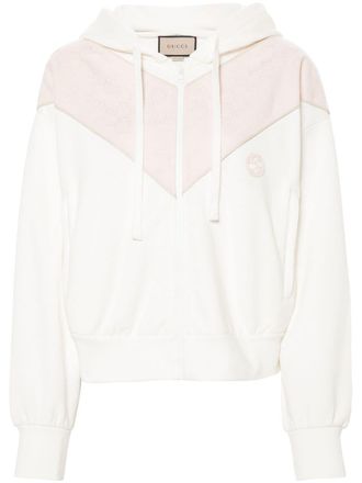 Gucci Cropped sweater met GG-patch - Beige