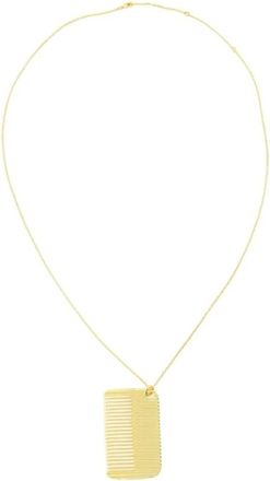 Ami Collar con Colgante de Peine - Accessories - unisex - Amarillo - ONE SIZE