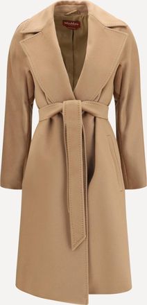 Max Mara Cappotto Mstdravenna con rever a lancia in lana Woman 40