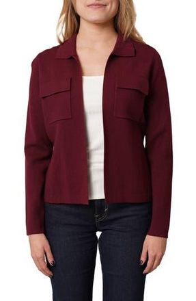 Cyrus Open Front Knit Cardigan in Red Mahogany at Nordstrom Rack, Size X-Large