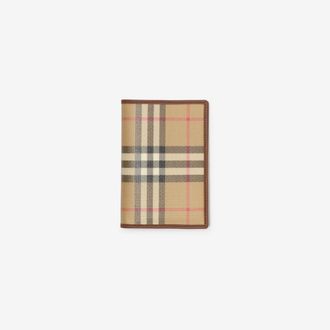 Burberry Check Folding Card Case