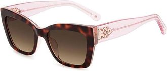 Kate Spade New York Valeria/S 0T4/HA Womens Sunglasses Tortoiseshell Size 53