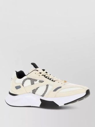Valentino Garavani demivee suede mesh sneakers rubber sole