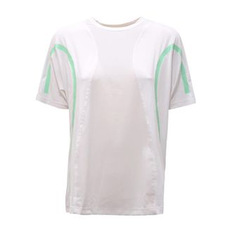 adidas TPA L Tee - Dames - Sportshirts - Wit - XS - Polyester - Fitness