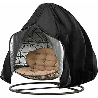 OEM Funda Impermeable Para Silla Colgante De Rat&aacute;n - Ideal Para Columpios Tipo &laquo;huevo&raquo; Al Aire Libre, En El Patio O En El Jard&iacute;n - Cortavientos Y Resisten