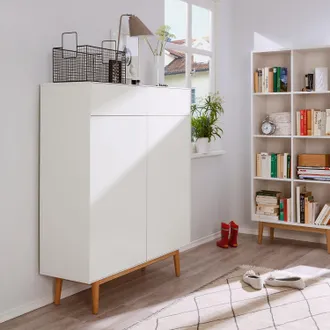 Mørteens home24 Schuhkommode LINDHOLM 2 Schubladen