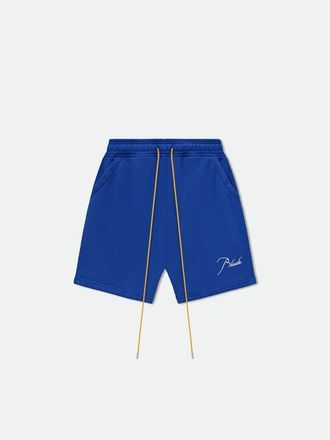 Rhude MenS Cobalt Blue Sweat Shorts, Size XS