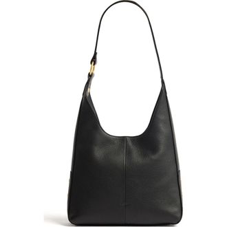 Hammitt Tim Medium Hobo Bag in Black/Brushed Gold at Nordstrom