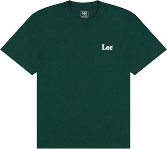 Lee T-Shirt LEE Lee T-Shirt Ss Small Logo Tee, Herren, Gr. M, gr&uuml;n, Obermaterial: 100% Baumwolle CO., Shirts T-Shirt