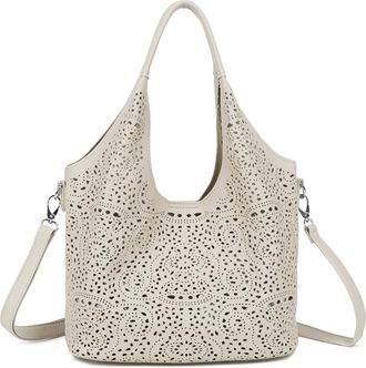 Generic Stylish Two-in-One Womens Shoulder Bag | Large Capacity Handbag with Inner Pouch Organizer Crossbody Handbag H367 (Beige)