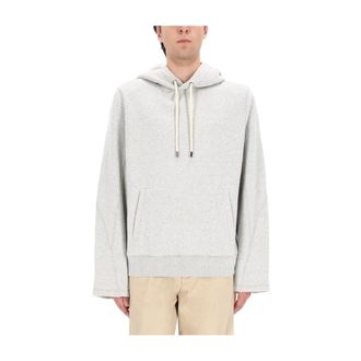 Lanvin Hoodies & sweatvesten, Heren, Grijs, L, Hoodies