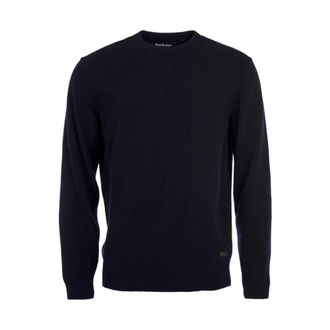 Barbour Maglione in Lana con Patch - - Knitwear - Uomo - Blu - M