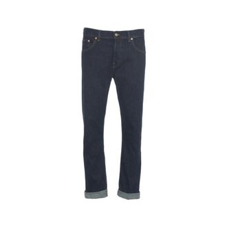 Dondup Slim-fit Jeans, male, Blue, Size: W34 Slim Fit Icon Jeans Blue Aw25