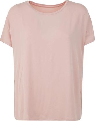 Majestic Filatures Marshmallow Ronde Hals T-shirt - Dames - T-shirts - Roze - XL - Tops