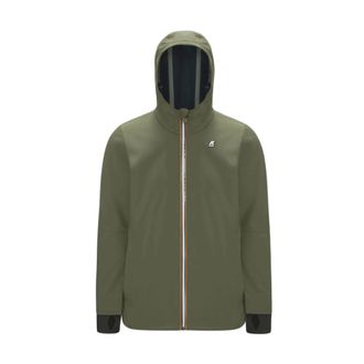 K-Way Jacko Bonded Jacket - Heren - Regenjassen - Groen - S - Polyester - Jassen