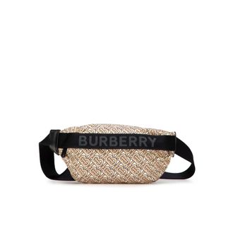 Burberry Pre-owned Belt Bags, female, Brown, Size: ONE SIZE Pre-owned Printed Belt Bag