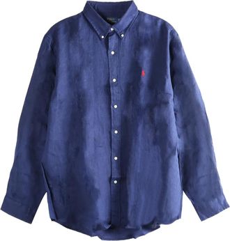 Polo Ralph Lauren Camicia in cotone a maniche lunghe - Blu