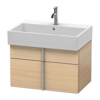 Duravit Duravit Vero Air Mueble De Pared 68,4 X 43,1 Cm, 1 Caj&oacute;n, 1 Extra&iacute;ble, Para Vero Air 235070, Color (frente/cuerpo): Roble Mediterr&aacute;neo Chapa De Madera