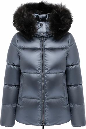Moorer Bags - Dames - Winterjassen - Blauw - S - Jassen