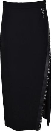 Roberto Cavalli Long Black Pencil Skirt