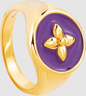 Cabirol Chevali&egrave;re Croisette Laiton Violet