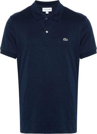 Lacoste short-sleeves polo shirt - men - Cotton - 3 - Blue