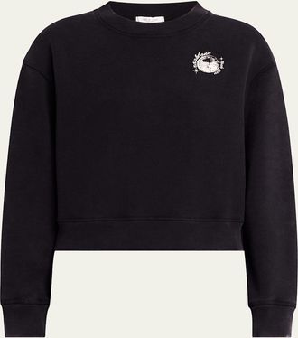 Rag & Bone Vintage Disco Crewneck Sweatshirt