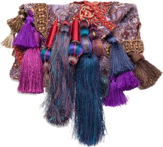 Dries Van Noten Clutch a busta con nappine - Rosso