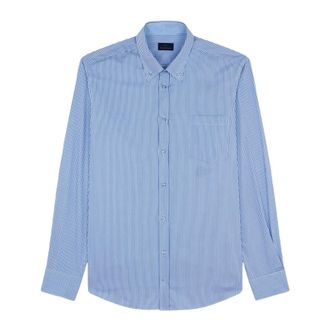 Paul & Shark Stijlvol Overhemd - Heren - Casual Overhemden - Blauw - M - Overhemden