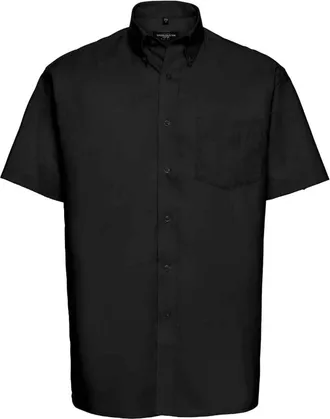 Russell Athletic Russell Collection Heren Oxford Formeel Shirt (Zwart)