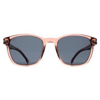 HUGO BOSS Vierkante Heren Transparant Bruin Donkergrijs BOSS 1505/S