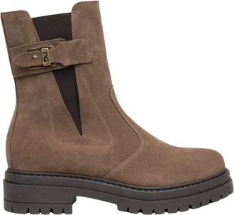 Nero Giardini Stivale Chelsea in Camoscio - - Shoes - Donna - Marrone - 41 EU