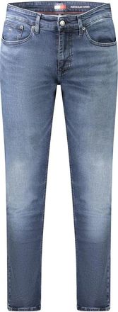 Tommy Hilfiger Blauwe Katoenen Heren Jeans Slim Tapered - Heren - Slim Fit Jeans - Blauw - W29 L32 - Katoen - Jeans