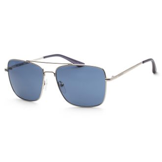 Calvin Klein Unisex 57mm Silver Sunglasses