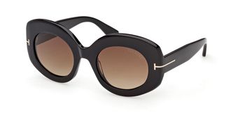 Tom Ford FT1346 CLAUDETTE-02 01F Womens Sunglasses Black Size 51