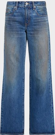 Slvrlake Denim Mica Low-Rise Wide Relaxed Jeans