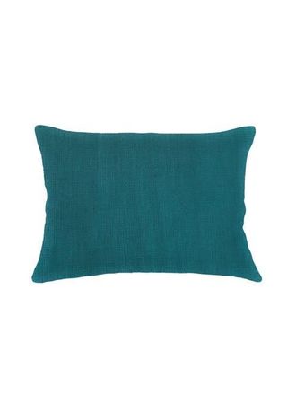 Anaya with Love So Soft Linen Pillow Cover Only in Peacock Blue at Nordstrom, Size 1Ft 8In X 1Ft 8In