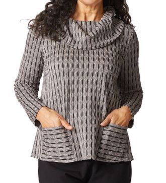 Habitat Newport Knit Pocket Top In Driftwood