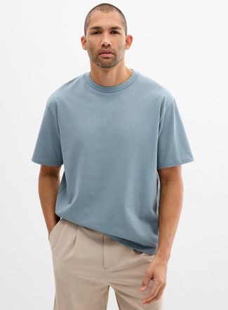 Lindbergh Mens Thick jersey loose T-shirt