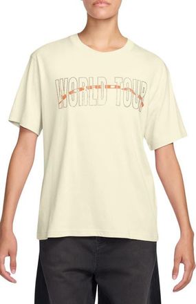 Nike Jordan World Tour Cotton Graphic T-Shirt in 133 Sail at Nordstrom, Size X-Large