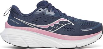 Saucony Womens Guide 18 Athletic Running Shoes In Navy/orchid