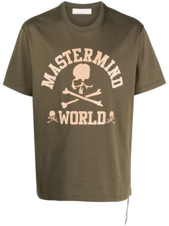 MASTERMIND WORLD logo-print T-shirt - Green