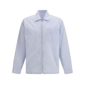 Prada Hombre, Camisas, Azul, Talla: M