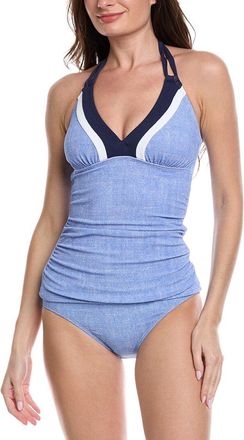 Tommy Bahama Island Cays Colorblocked Tankini Top