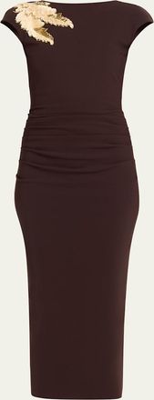 La Petite Robe Di Chiara Boni Hesupie Embellished Bodycon Midi Dress