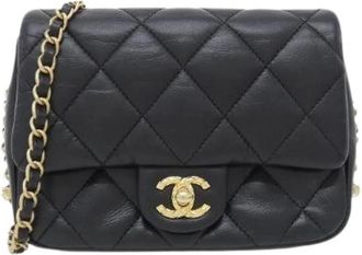 Chanel Borsa a spalla Pre-owned in pelle di agnello - - Pre-owned - Donna - Nero - ONE SIZE